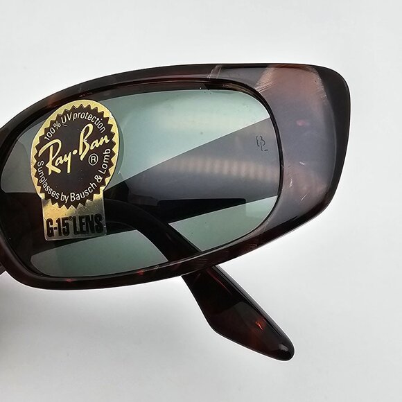 Ray-Ban B&L W1927 XWAO Tortoise Frame G-15 Green Glass Lens Cat Eye Sunglasses main image 7